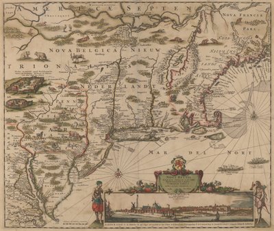Észak Amerika alkotó: Justus Danckerts