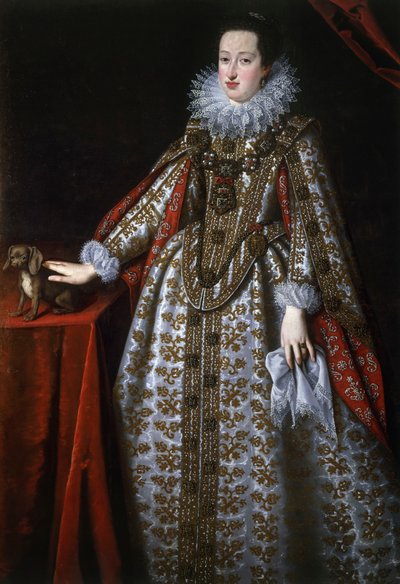 Eleonora Gonzaga (1598-1655) portréja alkotó: Justus Sustermans