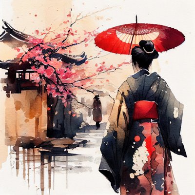 Japán tavaszi séta alkotó: Justyna Jaszke
