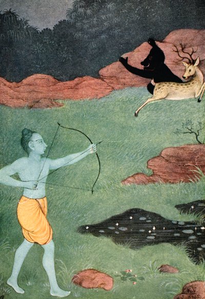 Maricha halála, 1913. alkotó: K Venkatappa