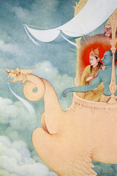 Rama visszatérése, 1913. alkotó: K Venkatappa