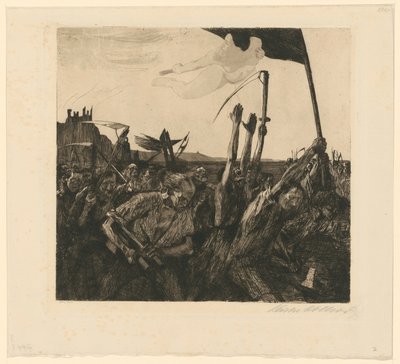 Lázadás (8. állapot) alkotó: Käthe Kollwitz