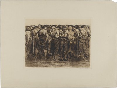 Parasztháború, 7. lap: A foglyok alkotó: Käthe Kollwitz