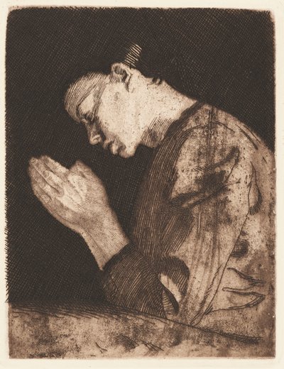 Imádkozó lány (Praying Girl) alkotó: Käthe Kollwitz