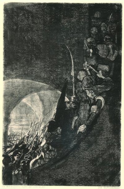 Fegyverzet egy trezorban alkotó: Käthe Kollwitz