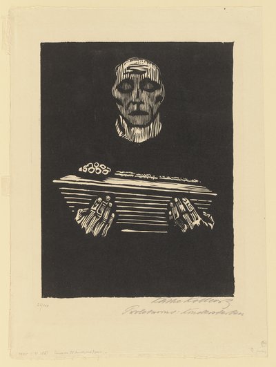 A „Proletariátus” sorozat 3. lapja alkotó: Käthe Kollwitz