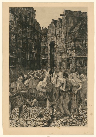 A Carmagnole (2. állapot) alkotó: Käthe Kollwitz