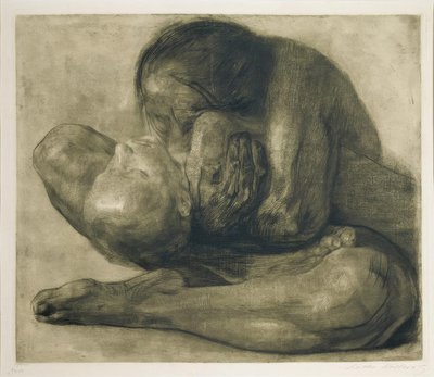 Nő halott gyerekkel alkotó: Käthe Kollwitz