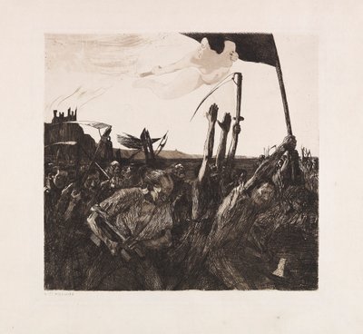 Lázadás, 1899. alkotó: Käthe Kollwitz