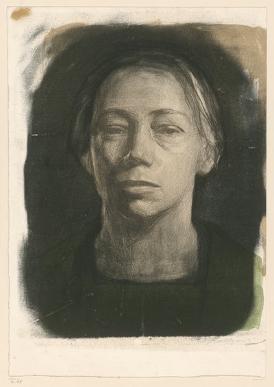Önarckép szemből (2. állapot) alkotó: Käthe Kollwitz