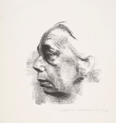 Önarckép profilból (Önarckép profilból) alkotó: Käthe Kollwitz
