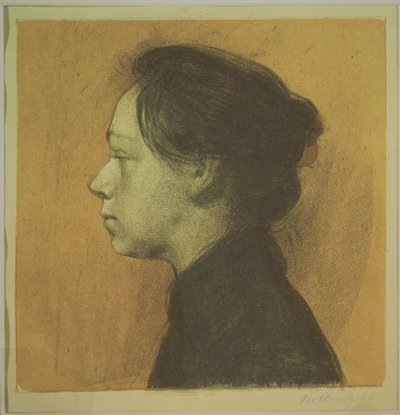 Önarckép, 1899 alkotó: Käthe Kollwitz