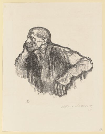 Ülő munkás alkotó: Käthe Kollwitz