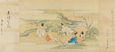 Genji meséje Genji monogatari, 17. század. alkotó: Kaiho Yusetsu