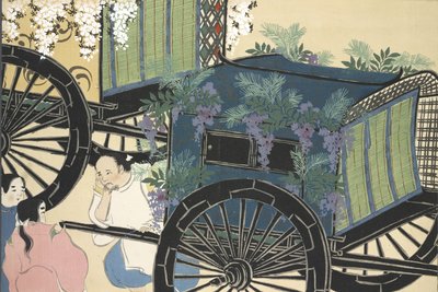 Hanazashi-guruma from Momoyo-gusa (A dolgok világa) Vol II, pub.1909 (színes blokkfametszet) alkotó: Kamisaka Sekka