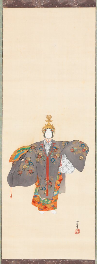 Noh jelenet: Hagoromo alkotó: Kamisaka Sekka