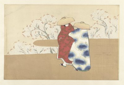 1909. tavasz (fatömbnyomat) alkotó: Kamisaka Sekka