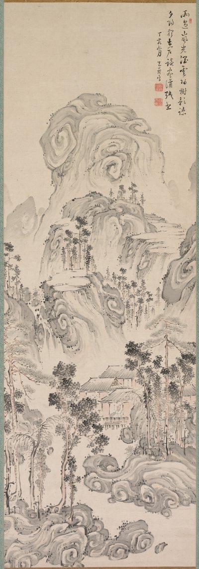 Táj, 1767. alkotó: Kan Tenju