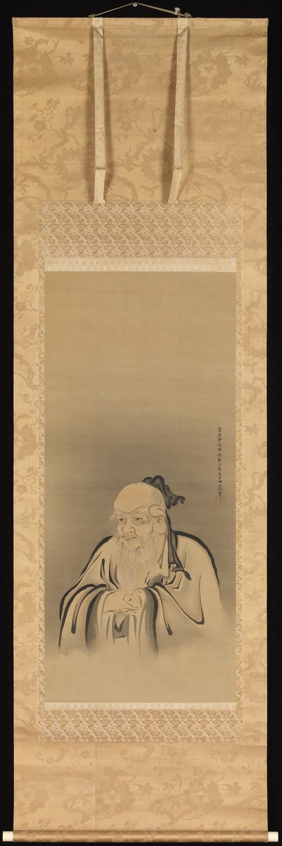 Shennong császár portréja, 1665. alkotó: Kanō Tan’yū