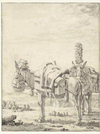 Két öszvér alkotó: Karel Du Jardin