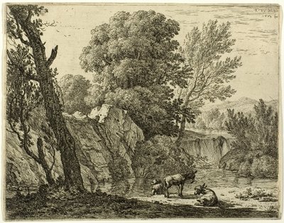 A csomagoló két szamárral alkotó: Karel Dujardin