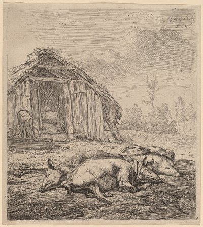 Három disznó alkotó: Karel Dujardin