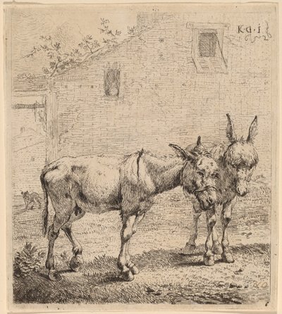 Két szamár alkotó: Karel Dujardin
