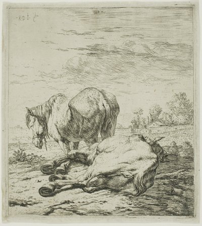 Két ló alkotó: Karel Dujardin