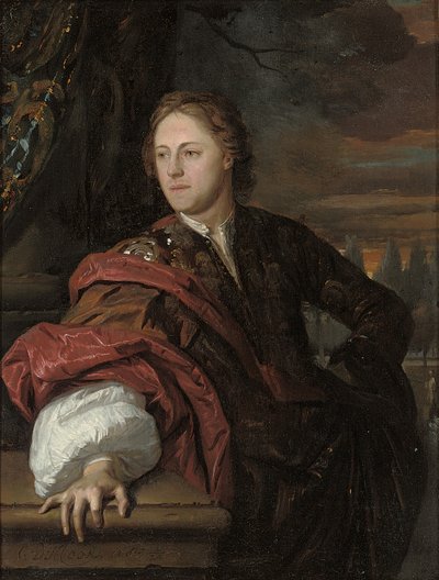 Egy férfi portréja alkotó: Karel de Moor