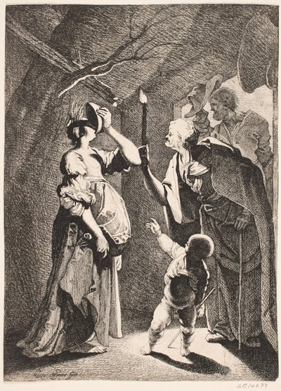 Cerest kigúnyolta Stellio alkotó: Karel van III Mander