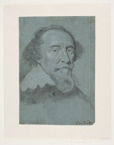 Férfi portré. Henrik, Bergh grófja. alkotó: Karel van III Mander