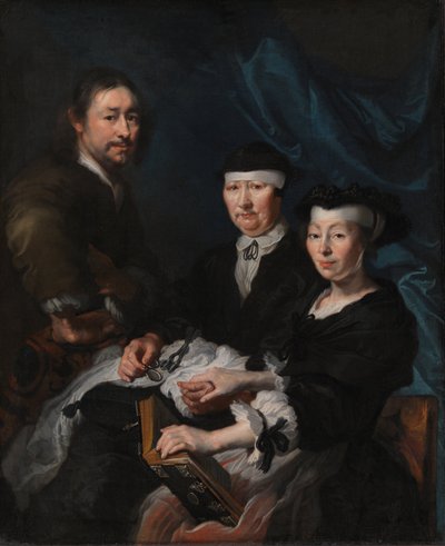 A művész családjával alkotó: Karel van Mander III