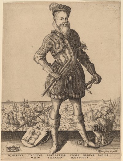 Robert Dudley, Leicester grófja alkotó: Karel van Sichem after Christoffel