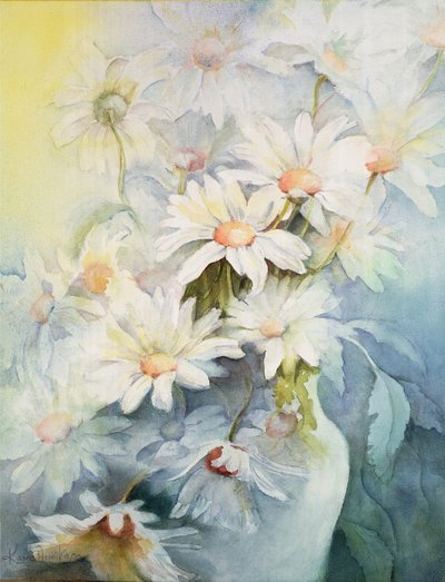 Krizantém, hósapka alkotó: Karen Armitage
