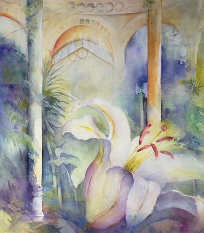 Lily a Syon House-ban alkotó: Karen Armitage