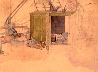 Konyha a Januson alkotó: Karl Bodmer