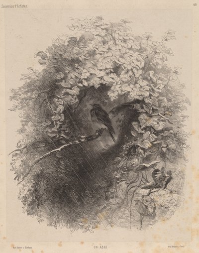 Menedék, 1858. alkotó: Karl Bodmer