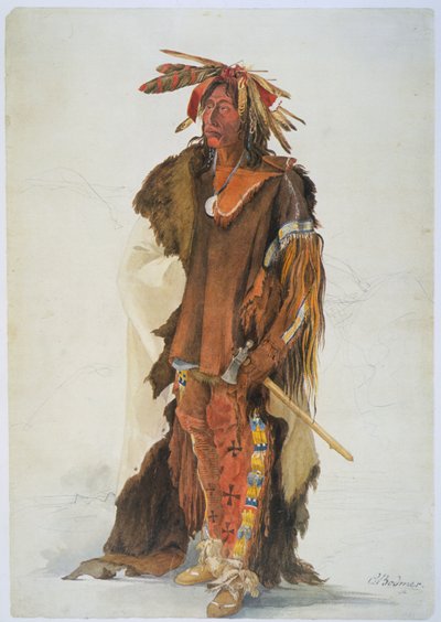 Wahk-ta-Ge-Li. Egy sziú harcos alkotó: Karl Bodmer