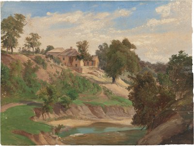 A Pedernales folyón alkotó: Karl Friedrich Hermann Lungkwitz