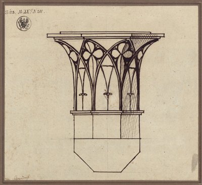 Nyolcszögletű oszlopfő alkotó: Karl Friedrich Schinkel