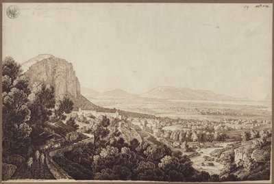 „Partinico völgyének látképe Szicíliában” alkotó: Karl Friedrich Schinkel