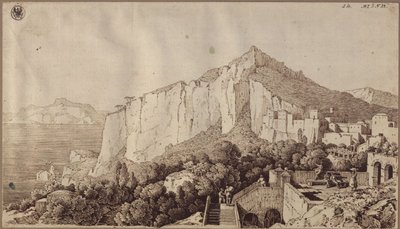Capri látképe alkotó: Karl Friedrich Schinkel