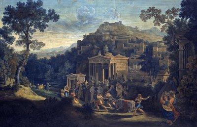 Ókori város egy hegyen alkotó: Karl Friedrich Schinkel