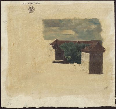 Berlin. Királyi oszlopcsarnokok és szomszédos épületek alkotó: Karl Friedrich Schinkel