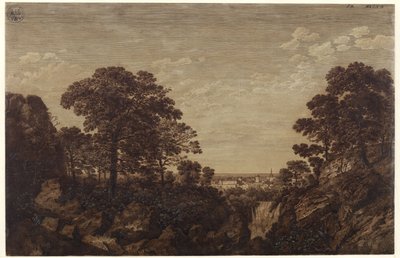 Táj Tivoli közelében alkotó: Karl Friedrich Schinkel