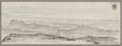 Edinburgh látképe alkotó: Karl Friedrich Schinkel