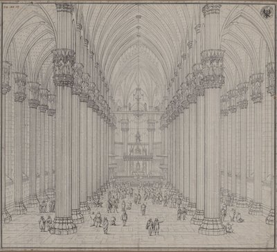 A milánói dóm belső tere alkotó: Karl Friedrich Schinkel