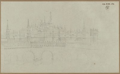 Moszkva. A Kreml látképe alkotó: Karl Friedrich Schinkel