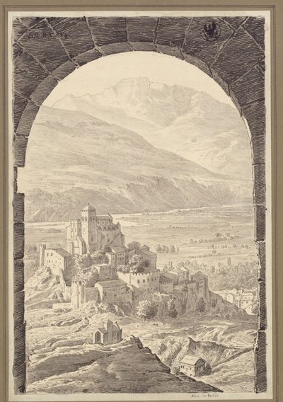 Sion a svájci Valais kantonban alkotó: Karl Friedrich Schinkel