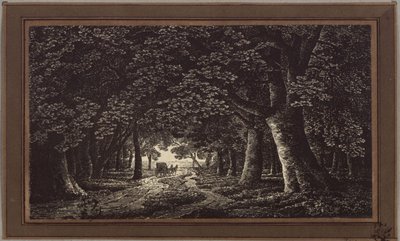Erdei út hintóval alkotó: Karl Friedrich Schinkel